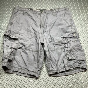 CSG Men's Cargo Shorts Gray Size‎ Waist 42